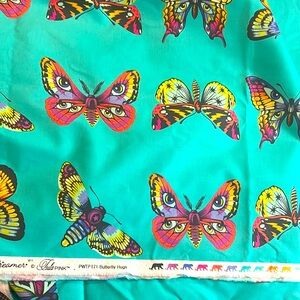 Tula Pink Quilt Fabric. Daydreamer Butterfly Hugs. Half Yard